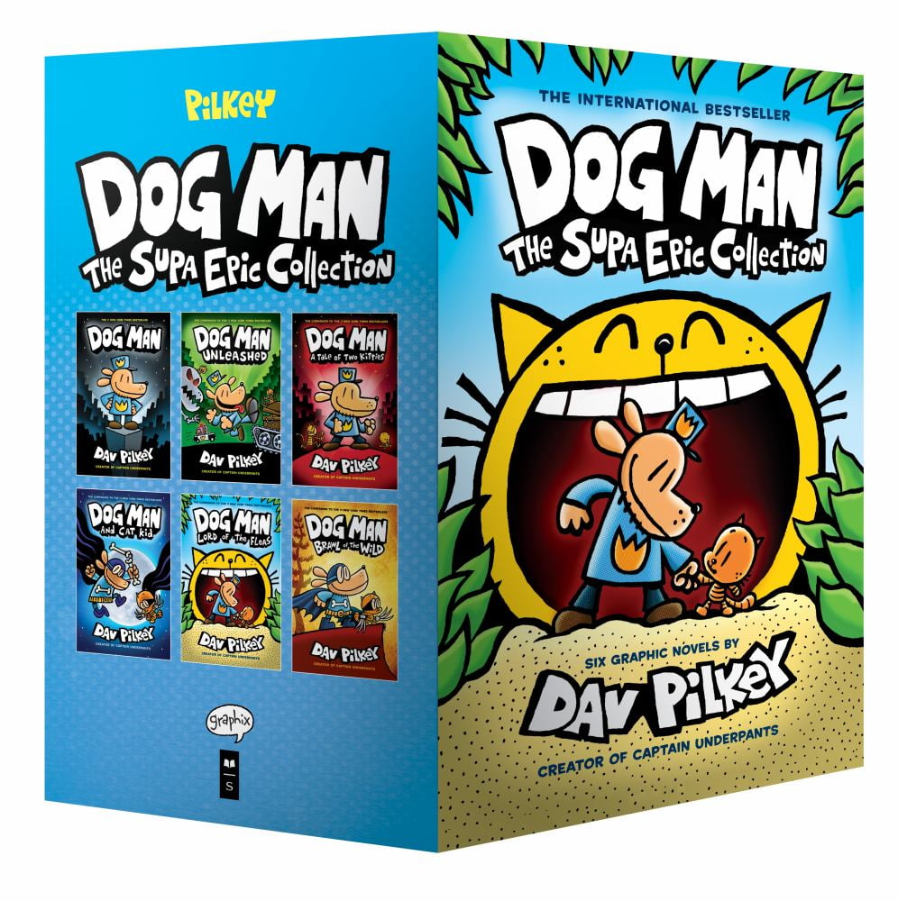 Dog Man: the Supa Epic Collection: from the Creator of Captain Underpants (Dog Man #1-6 Box Set) (Hardcover)